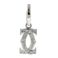 Pre-Owned Cartier 2C Diamond Pendant Top 18K Ladies CARTIER BRJ10000000119251 (Like New)
