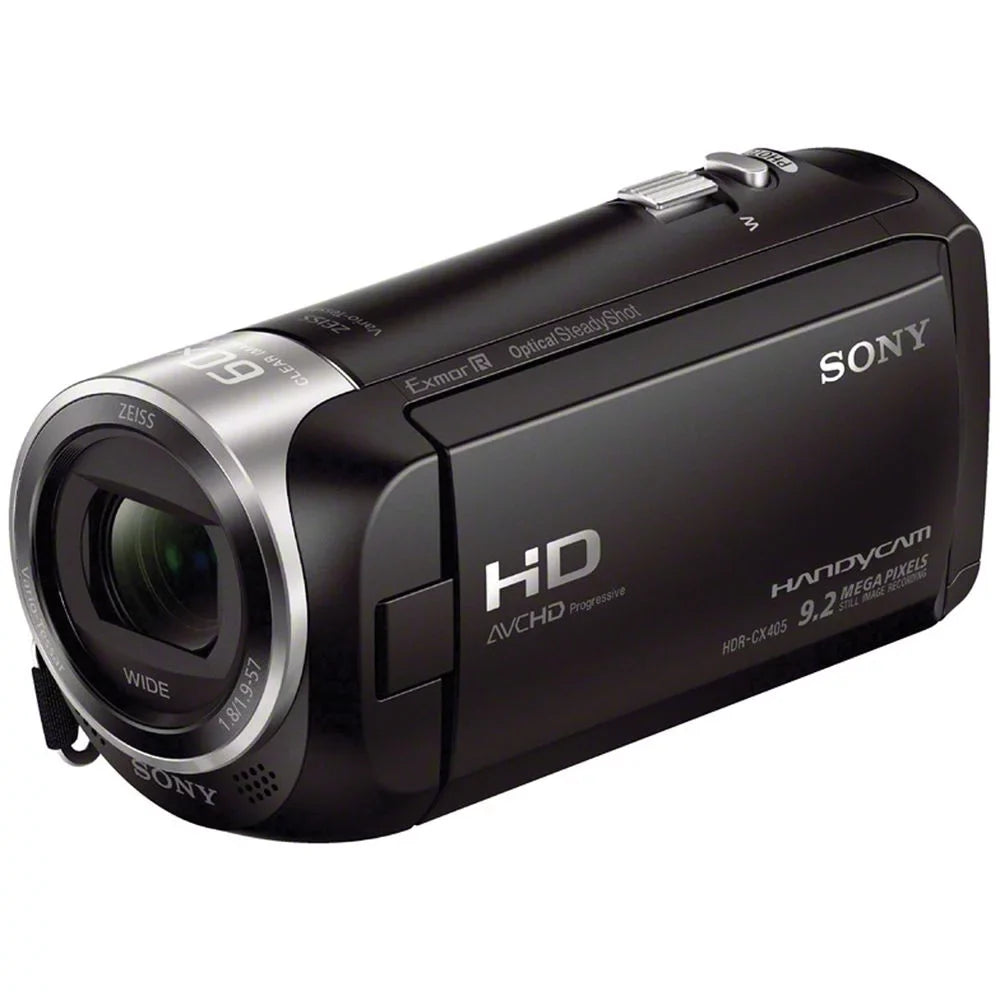 Sony HDR-CX405 HD Handycam + Extra Battery + LED - 16GB Kit