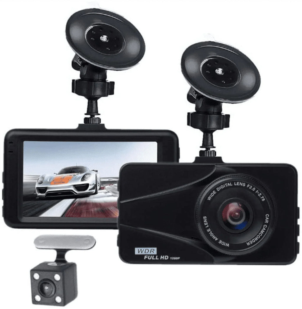 T670 Plus DVR Dash Cam For Mercury Dual Travel Recorder Full HD 3" LCD Screen 170° Wide Angle, WDR, G-Sensor, Loop Recording Motion Detection Excellent Video Images