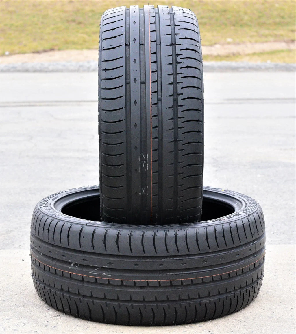 Pair of 2 (TWO) Accelera Phi 235/40ZR18 235/40R18 95Y XL A/S High Performance Tires Fits: 2012-18 Ford Focus Titanium, 2017-23 Honda Civic Sport Touring