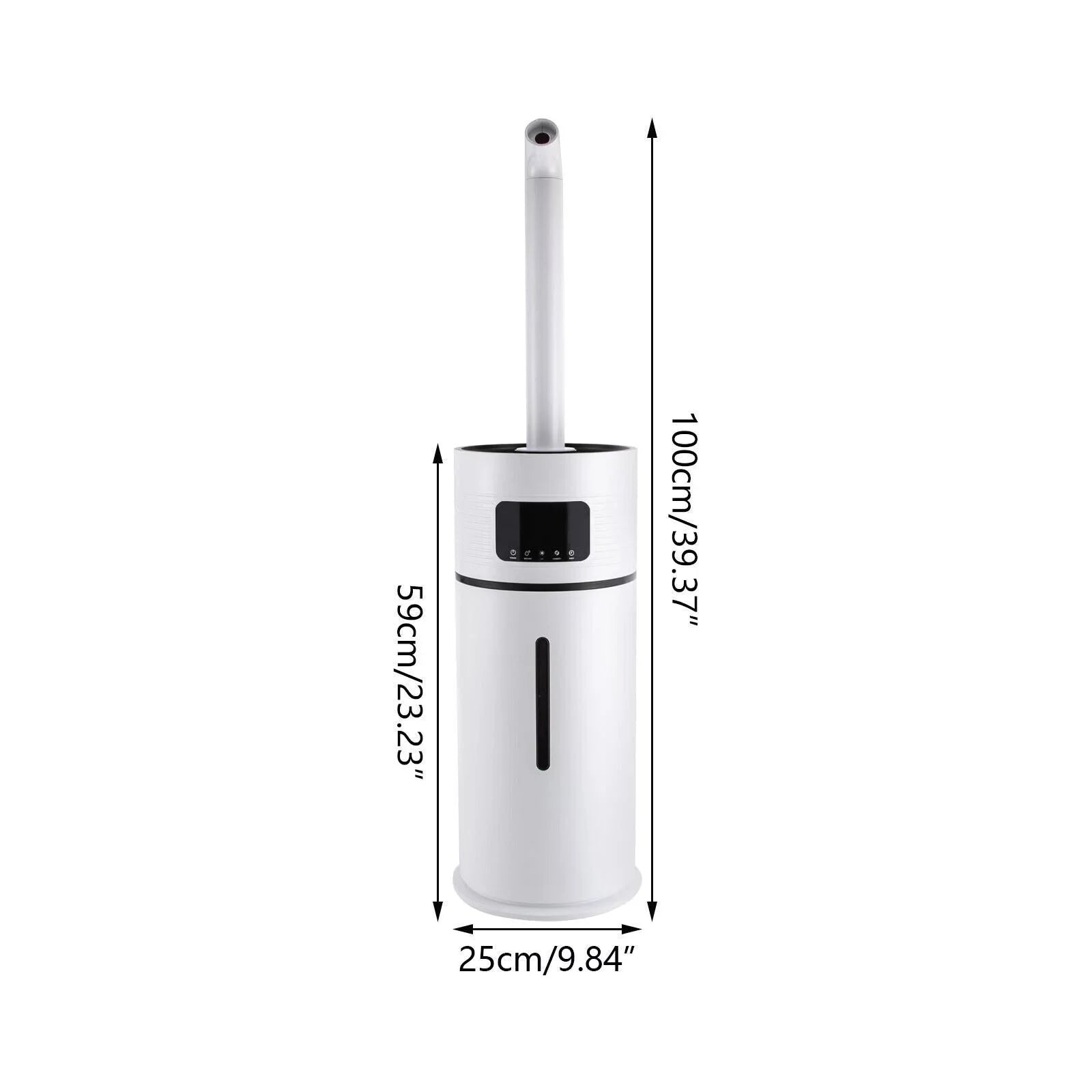 DENEST 4 Gal Commercial Large Humidifiers Style Industrial 360° Humidifier Whole-House