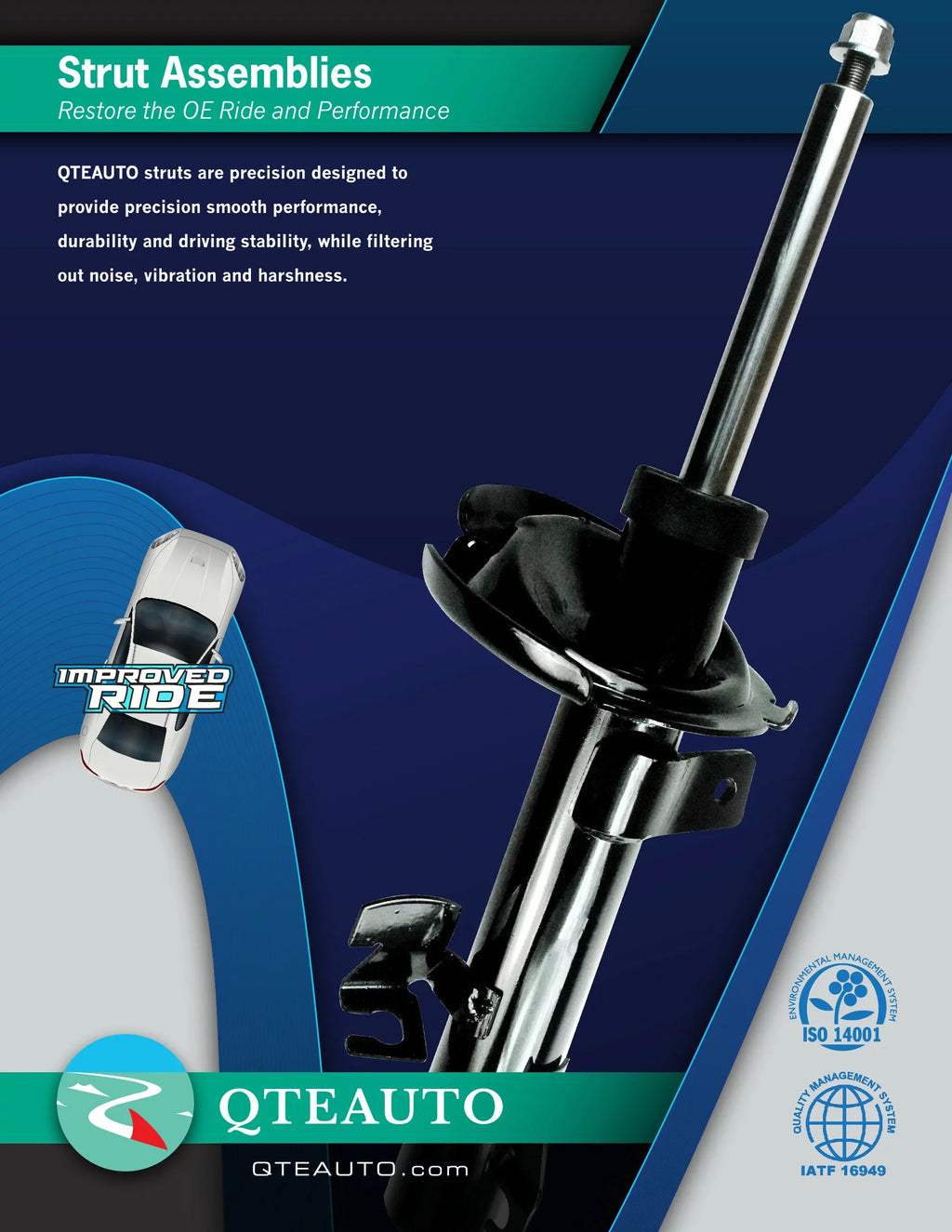Set Front-Rear Suspension Strut For 2019 Subaru Outback Without eyesight package