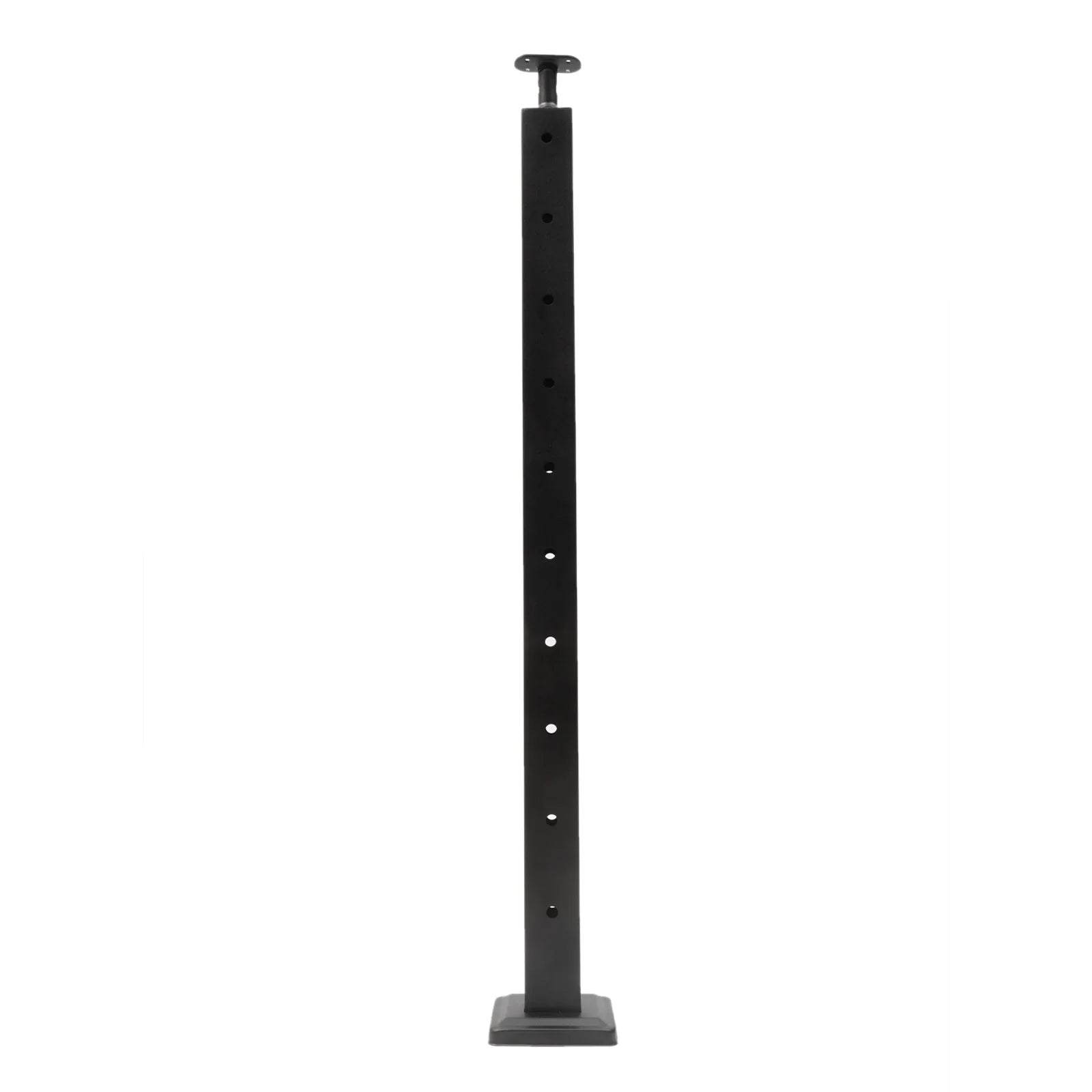 Cable Railing Post 36''x2''x2'' Stainless Steel Square Fence Post Level Two Sides Pre-Drilled for Wood Concrete Level Deck Cable Railing System