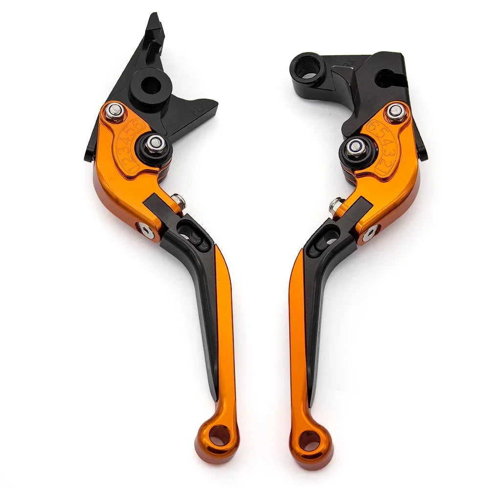 FXCNC Folding Extendable Brake Clutch Levers for 1090 Adventure/R 2017-2018, Adventure 1050 2016, 690 Dk/SMC/SMCR/690 Enduro R 2014-2020, 690 SMC R 2019, 701 Supermoto/Enduro 2017-2020