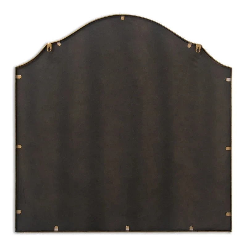 Lizette Gold Wide Arch Metal Farmhouse Wall Mirror