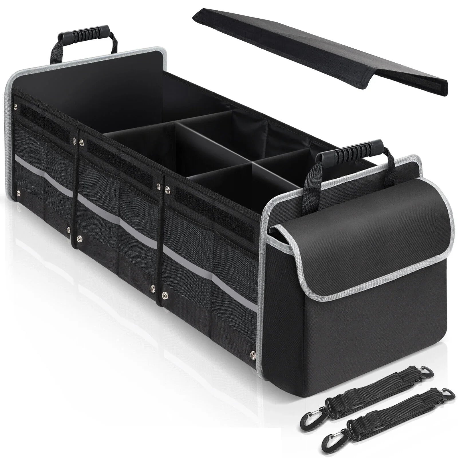 Car Trunk Organizer Multi Compartment Cargo Storage Container for SUV Truck US