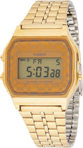 Casio Men's Vintage Digital Quartz Gold Tone Stainless Steel Watch A159WGEA-9A
