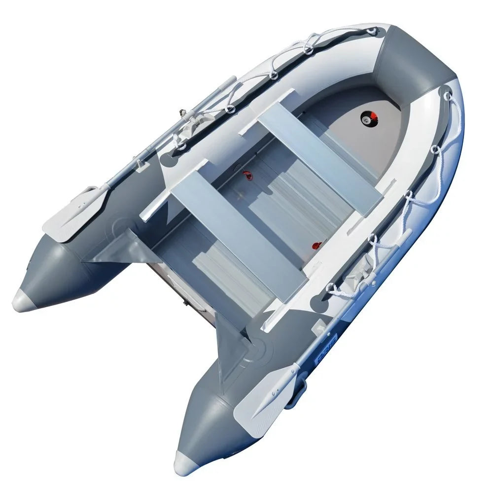 BRIS 9.8 Ft. Inflatable Vessel Dinghy Tender Raft with Aluminum floor