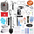 iMounTEK 125Pcs Survival Kits, Professional Emergency Survival Gear and Equipment Tactical Tools for Camping Hiking Hunting Outdoor Adventure, Gifts for Dad Husband, 8.66x6.3x5.9in