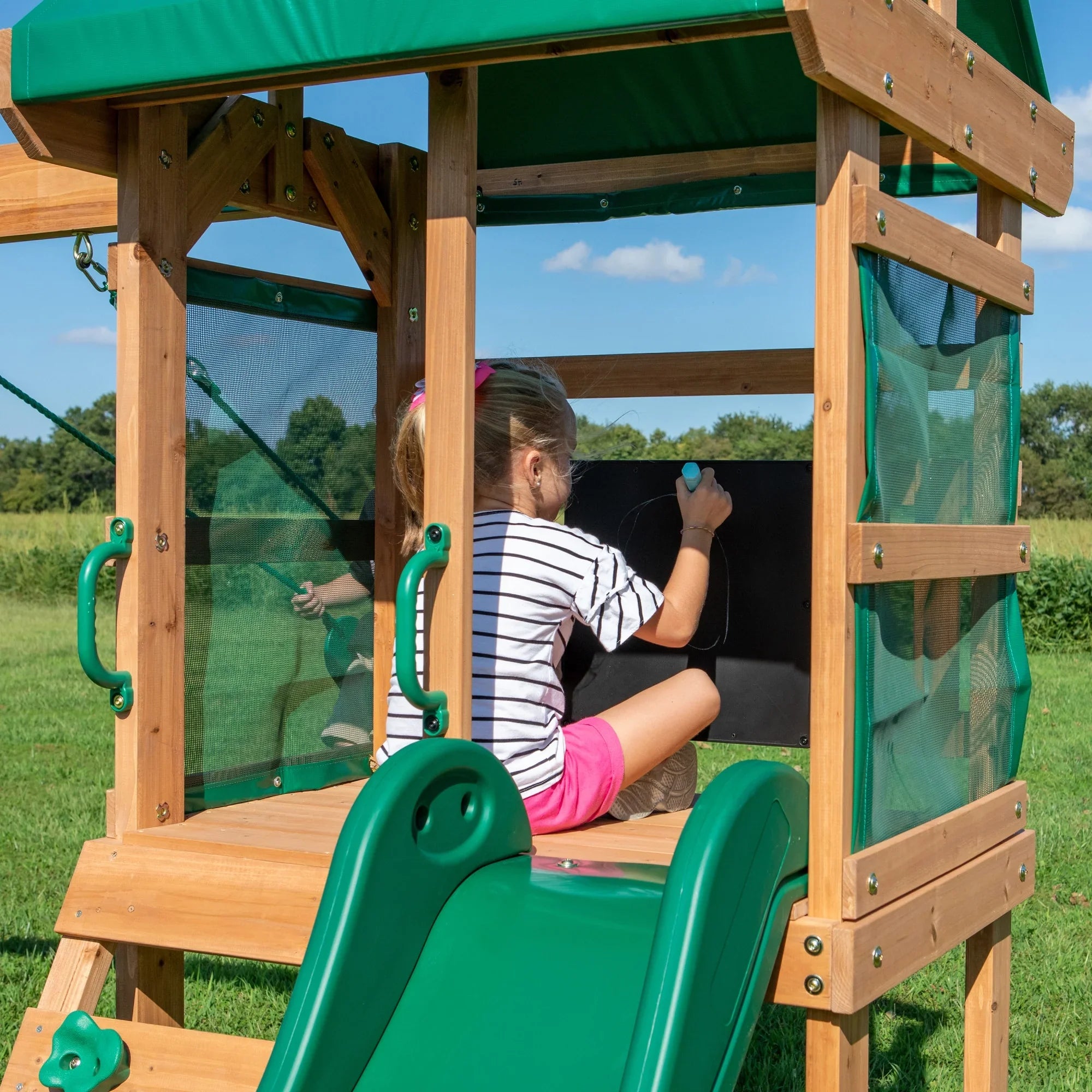 Backyard Coating Latch Hill Swing Set