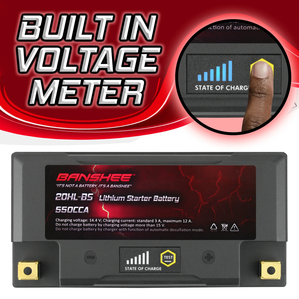 Banshee YTX20L-BS LiFePO4 Motorsports Battery Matching with Victory V92TC Touring Cruiser Deluxe 2002 to 2002