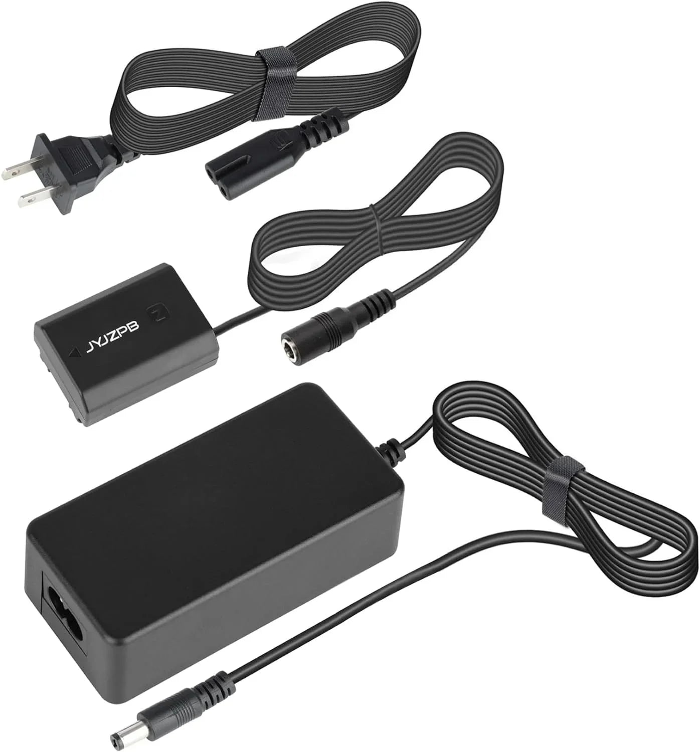 JYJZPB NP-FZ100 Dummy y AC Power Adapter Fit for Sony A7III A7IV Alpha 1 A7C FX3 FX30 A7R3 A7R III A7R V A7R IV