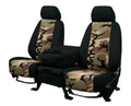 CalTrend Center 50/50 Split Bench Camo Seat Protection for 1994-1997 Toyota Land Cruiser - TY120-92KS Retro Insert with Black Trim