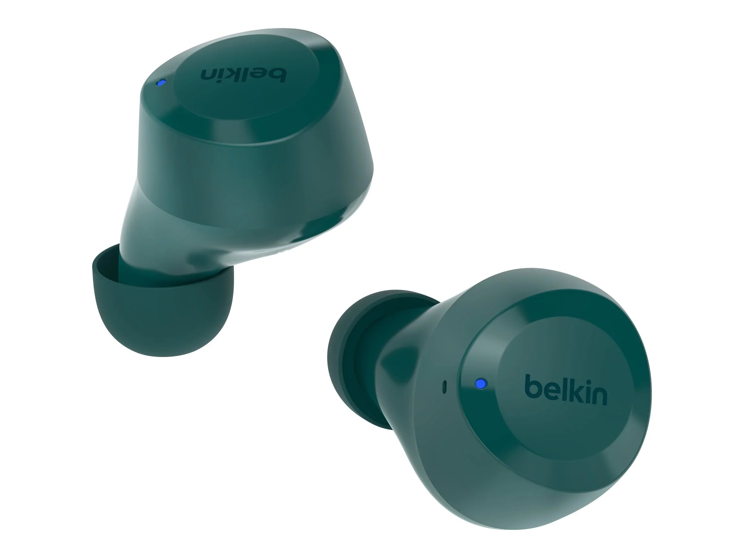Belkin SoundForm™ Bolt, True Wireless Earbuds, Wireless Charging, IPX5 Sweat and Water Strong USB-C, Up to 28 Hours of Battery Life, iPhone, Galaxy, Pixel and More - Teal