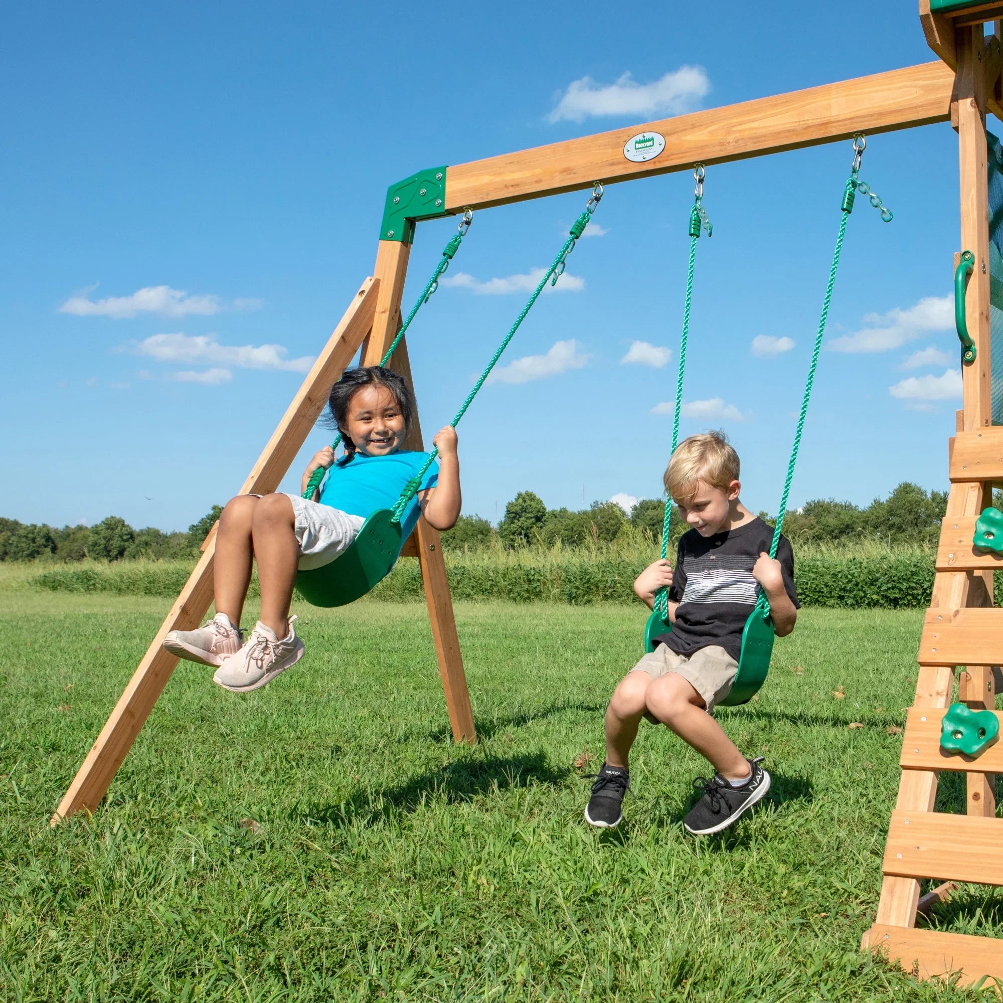 Backyard Coating Latch Hill Swing Set