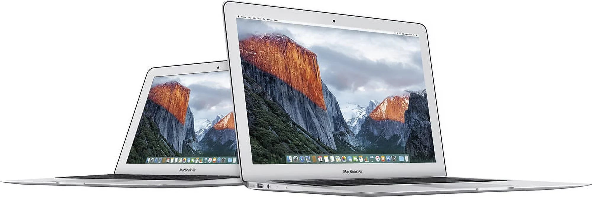 Apple MacBook Air 13-inch (i5 1.6GHz, 128GB SSD) (Early 2015, MJVE2LL/A) - Silver Bundle with Black Zipper Sleeve + Laptop Starter Kit + Cleaning Kit (Refurbished)