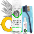 ERA Paints Green Brake Caliper Paint Kit With Omni-Curing Catalyst - 2K Aerosol High Gloss Chemical Strong and Extremely Long-lasting Against Color Fade and Brake Fluid
