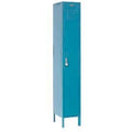12 x 18 x 72 in. Single Tier Paramount Locker with 1 Door Ready to Assemble, Blue